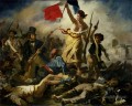 La Liberté guidant le peuple romantique Eugène Delacroix